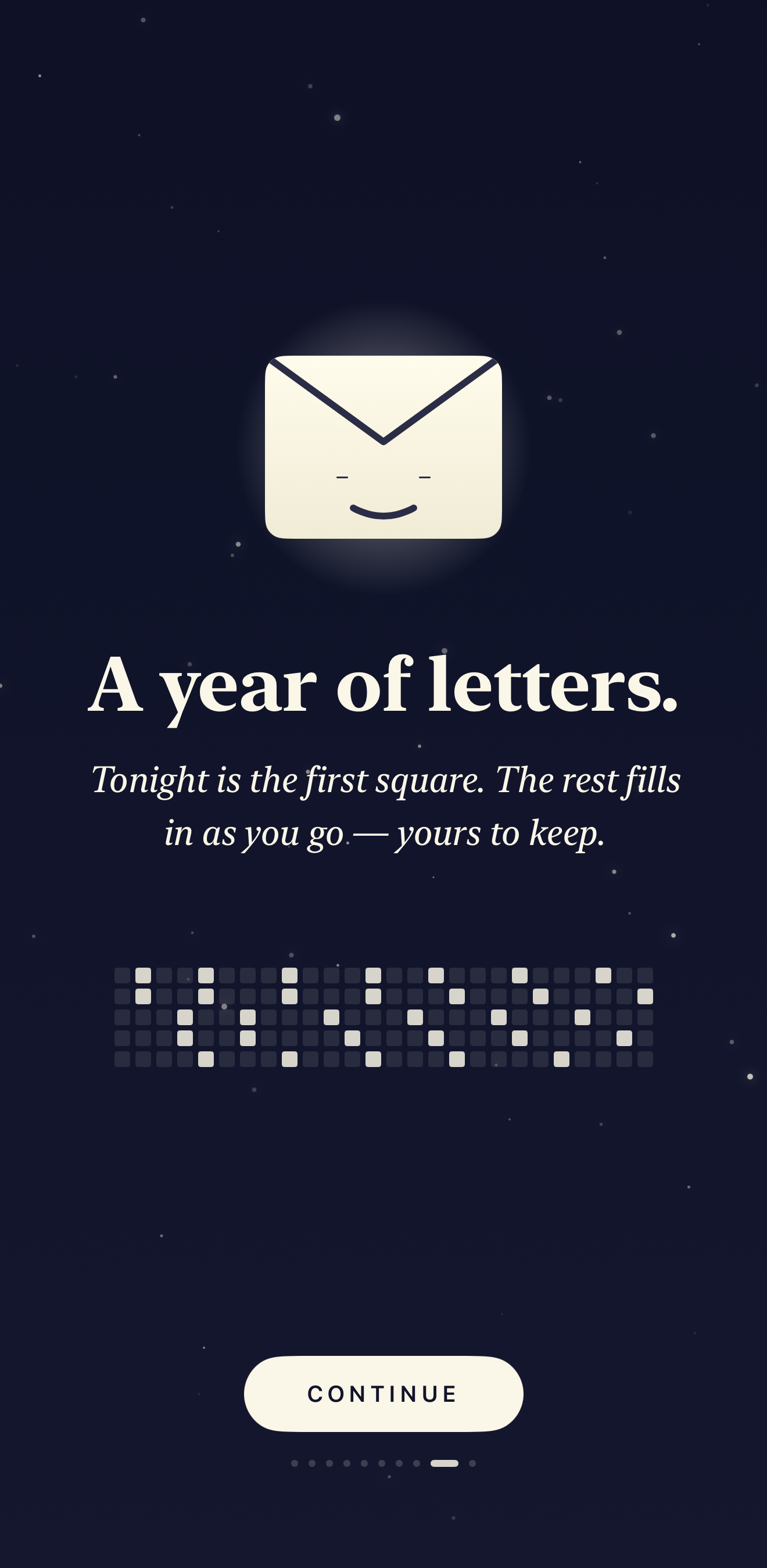 A year of letters